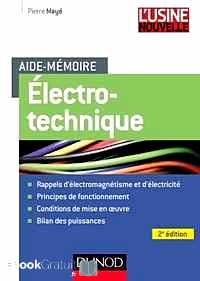 Télécharger ebook gratuit Aide-mémoire électrotechnique