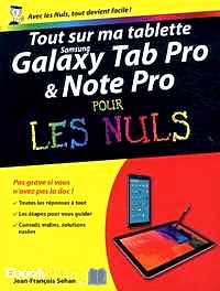 Télécharger ebook gratuit Tout sur ma tablette Galaxy Tab Pro et Note Pro pour les Nuls